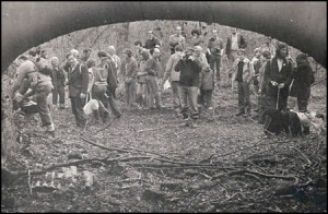 Tramways walk through Calke Abbey grounds, 1980. 