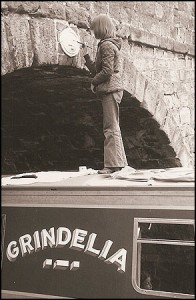 Liz Deakin, bridge number plate painting, 1978. 