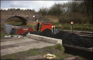 Concrete loading bay at Gopsall Wharf.          
